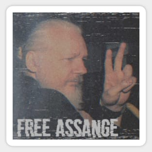 Free Julian Assange Sticker